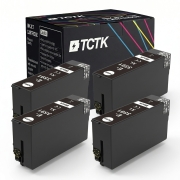 TCTK Cartuchos de tinta 35XL pack de 4 Negro compatible con Epson WorkForce Pro WF-4720, para WorkForce Pro WF-4720 DWF, para WorkForce Pro WF-4725 DWF, sustituye C13T35914010
