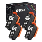 TCTK Cartuchos de tinta 378XL pack de 4 Negro compatible con Epson Expression Photo HD XP-15000, para Expression Photo XP-8000 XP-8005 XP-8500 XP-8505 XP-8600 XP-8605 XP-8700, sustituye C13T37914010