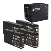 TCTK Cartuchos de tinta T7891XXL pack de 4 Negro compatible con Epson WorkForce Pro WF-5100, para WorkForce Pro WF-5110 DW, para WorkForce Pro WF-5190 DW, sustituye C13T789140