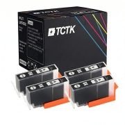 TCTK Cartuchos de tinta 655 pack de 4 Negro compatible con HP Deskjet Ink Advantage 3525, para Deskjet Ink Advantage 3525E All-in-One, para Deskjet Ink Advantage 4615 4625, sustituye CZ109AE