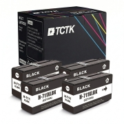 TCTK Cartuchos de tinta 711 pack de 4 Negro compatible con HP DesignJet T 120, para DesignJet T 120 24 Inch, para DesignJet T 125 130 520, para DesignJet T 520 24 Inch, sustituye CZ133A