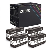 TCTK Cartuchos de tinta 711 pack de 4 Negro compatible con HP DesignJet T 120, para DesignJet T 120 24 Inch, para DesignJet T 125 130 520, para DesignJet T 520 24 Inch, sustituye CZ133A