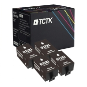 TCTK Cartuchos de tinta 912XL pack de 4 Negro compatible con HP OfficeJet 8010, para OfficeJet Pro 8010 8012 8013 8014 8015 8017 8018 8020 8022 8023 8024 8025 8026 8028 8035, sustituye 3YL84AE