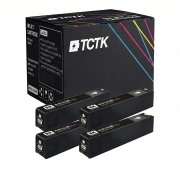 TCTK Cartuchos de tinta 913A pack de 4 Negro compatible con HP PageWide 352 dw, para PageWide Managed P55250, para PageWide Managed P55250 dw, para PageWide Managed P57750, sustituye L0R95AE