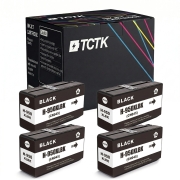 TCTK Cartuchos de tinta 950XL pack de 4 Negro compatible con HP Officejet Pro 251dw 276dw 8100 8600 8610 8615 8616 8620 8625 8630 8640 8650 8660, sustituye CN045AE