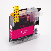 Compatible con Brother LC123M / 10ml Tinta Magenta (Cartuchos de tinta)