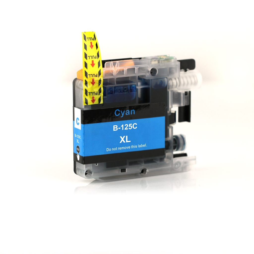Compatible con Brother LC125C / 15ml Tinta Cian (Cartuchos de tinta)