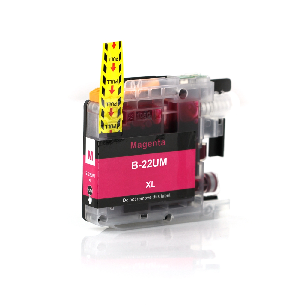 Compatible con Brother B-LC22UXLM / 15ml Tinta Magenta (Cartuchos de tinta)
