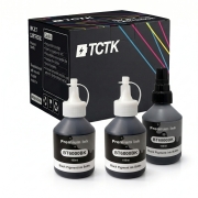 TCTK Cartuchos de tinta 100mlBT6000BK BT6000BK pack de 2 Negro Cian compatible con Brother DCP-T300 DCP-T500W DCP-T700W MFC-T800W
