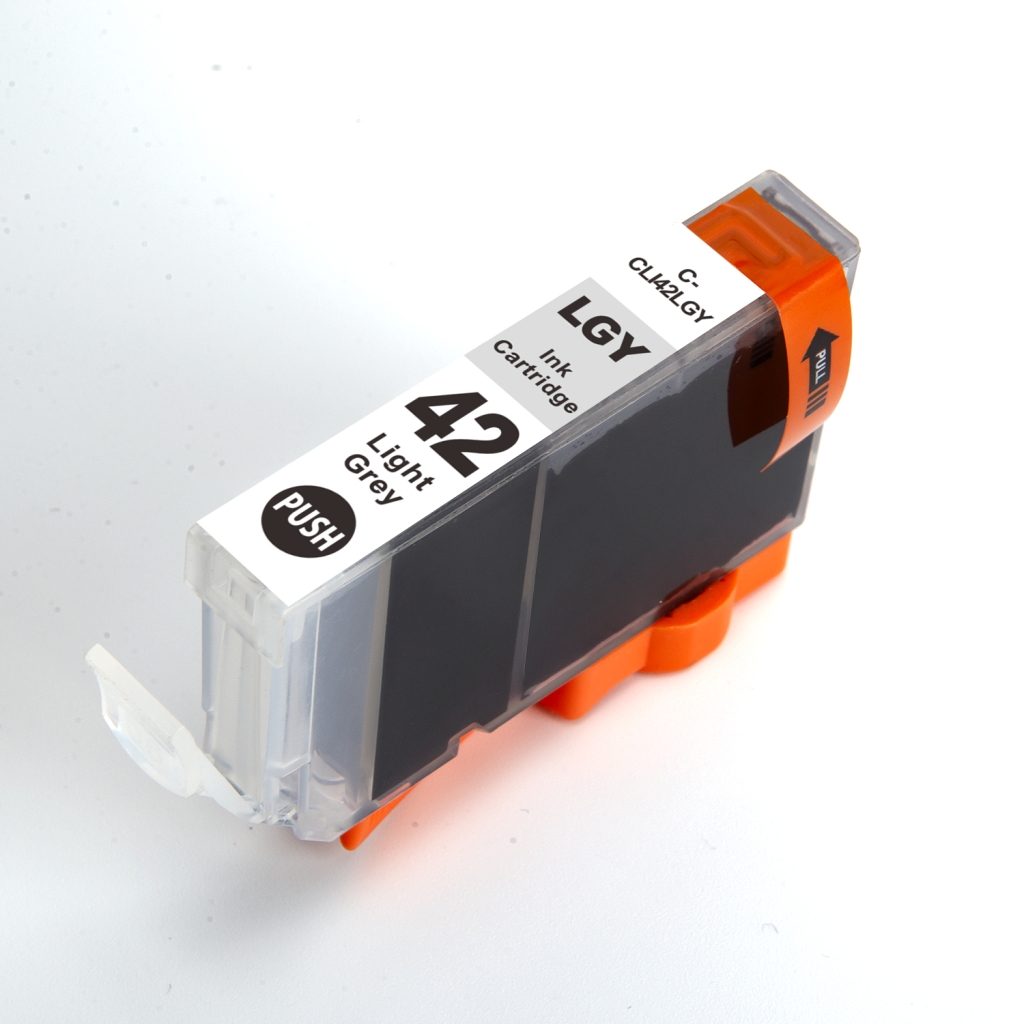 Compatible with Canon CLI-42LGY / 14ml Ink Light gray UV (Ink cartridges - Dye)