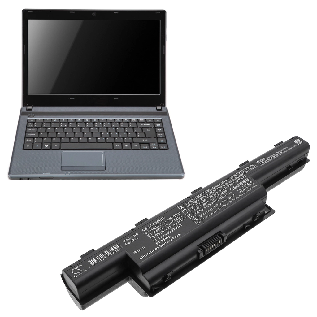 Batería para portátil Packard Bell EasyNote TM89