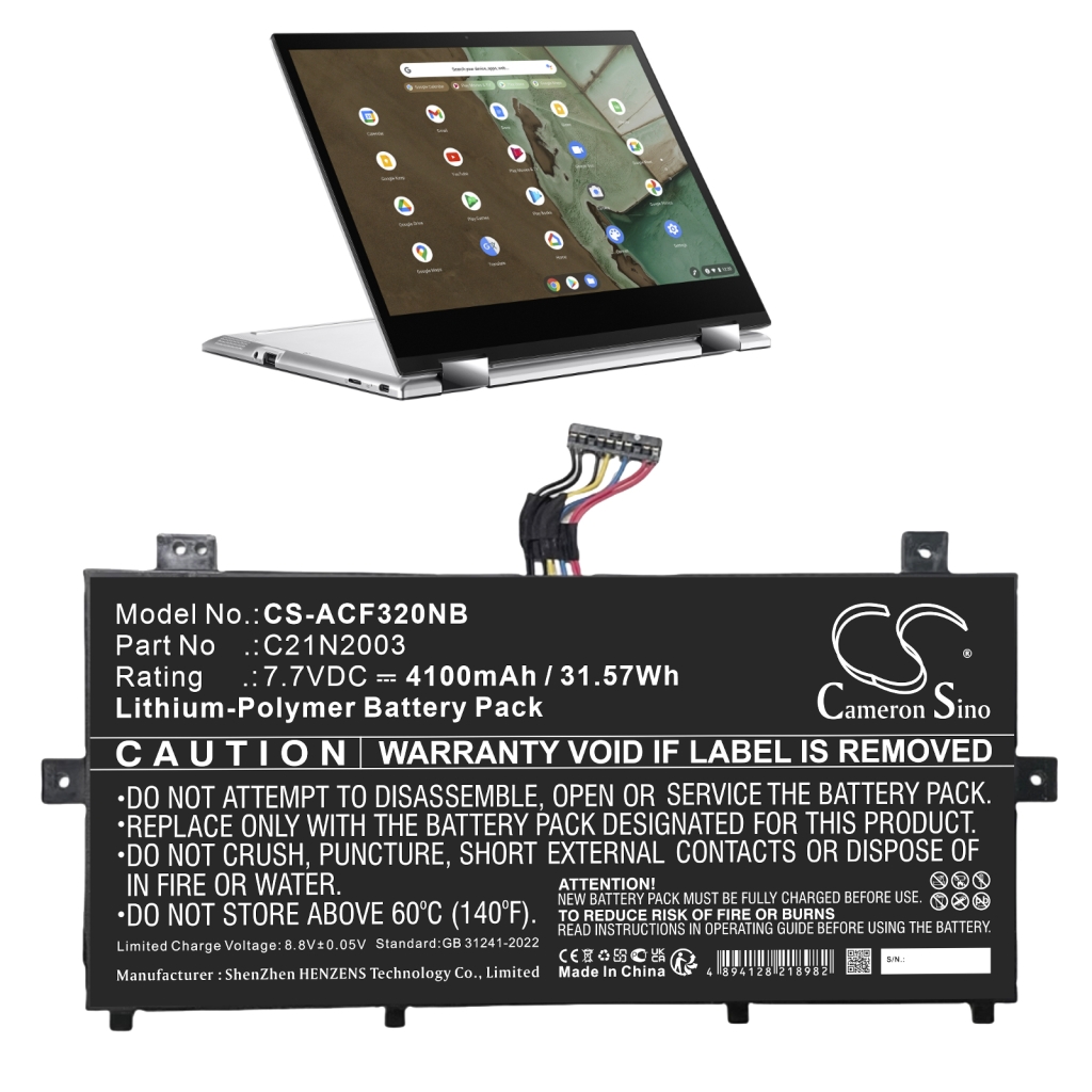Battery Replaces C21N2003