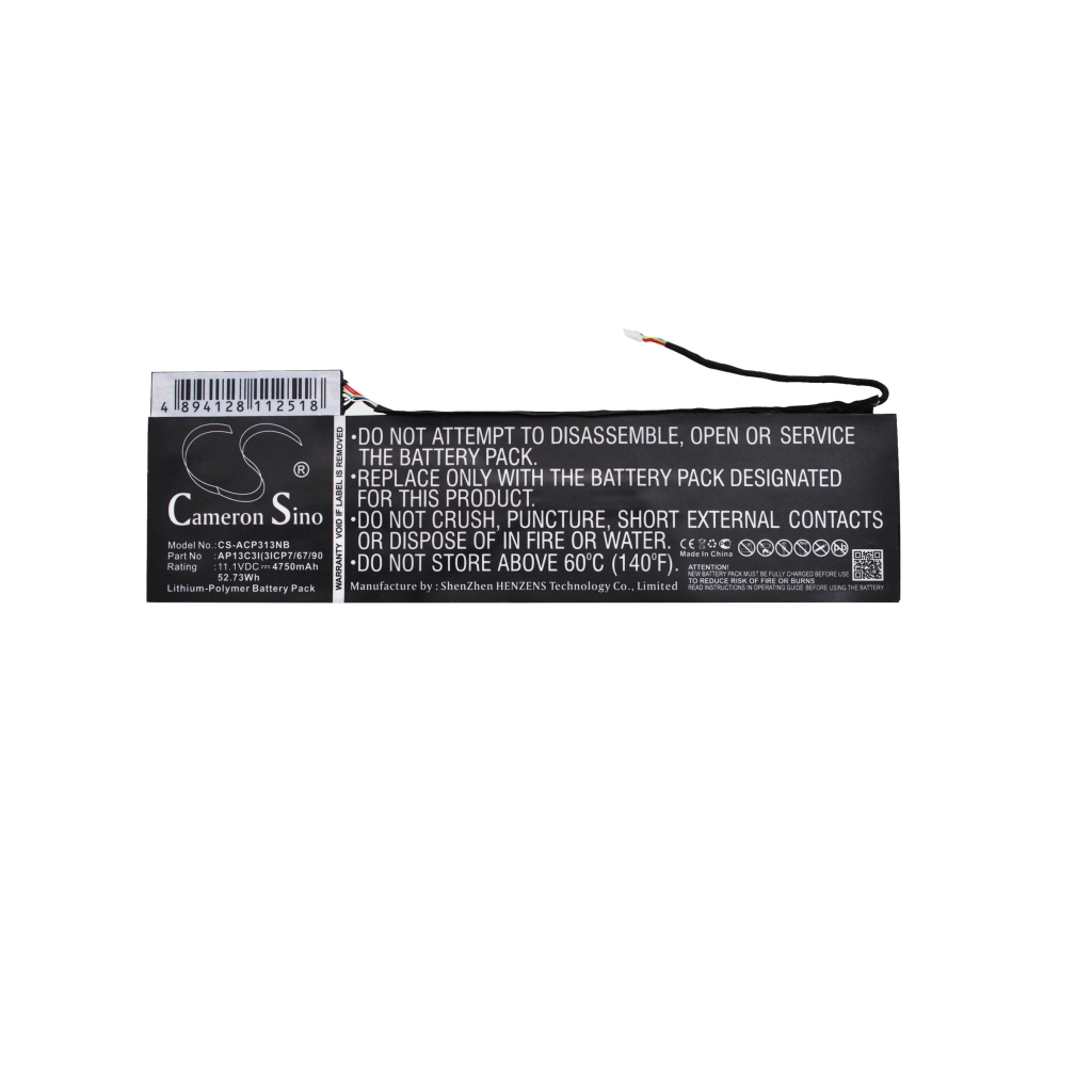 Batería compatible con Acer CS-ACP313NB