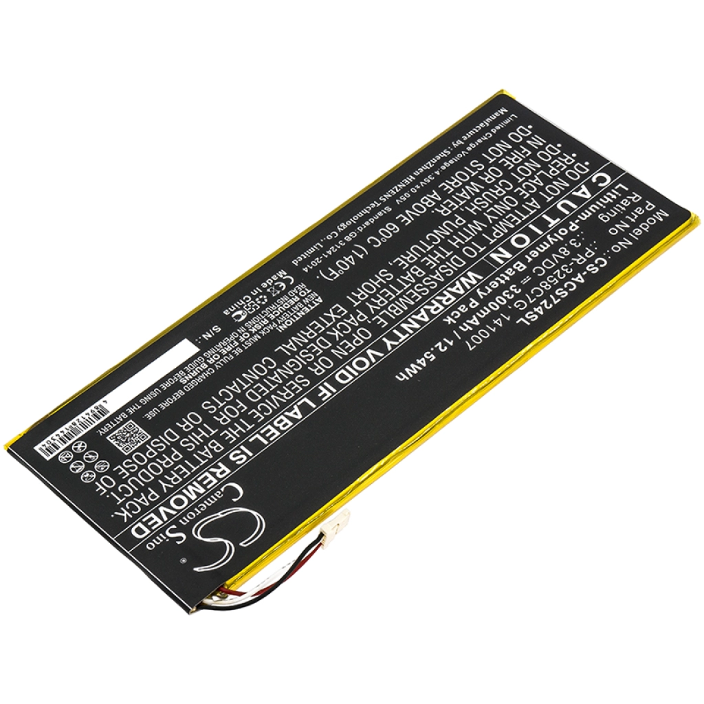 Batería de la tableta Acer CS-ACS724SL