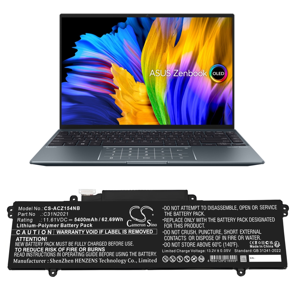 Battery Replaces C31N2021