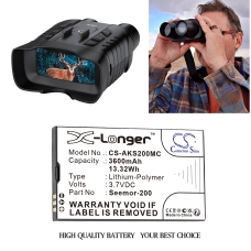 Reemplazo de batería compatible para AKASO SEEMOR-200