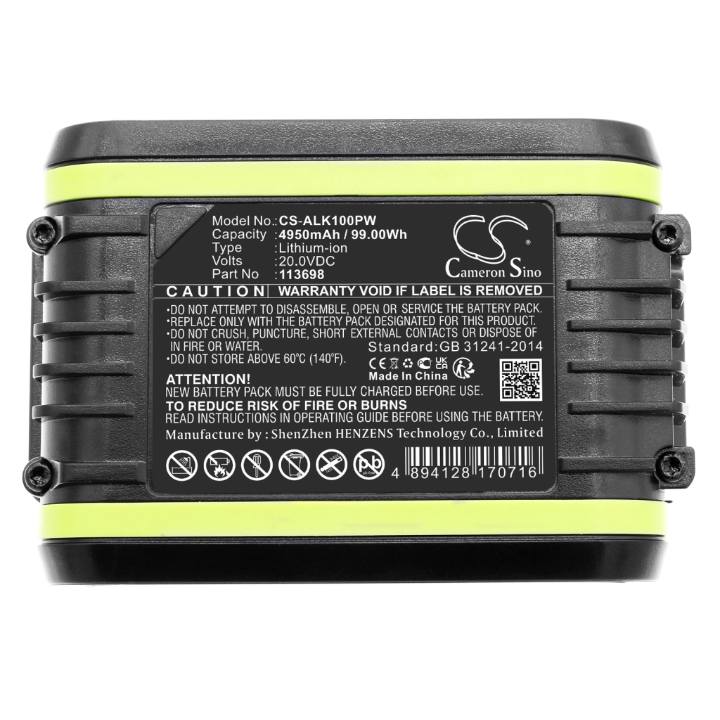 Batería para herramientas eléctricas Al-ko CS-ALK100PW