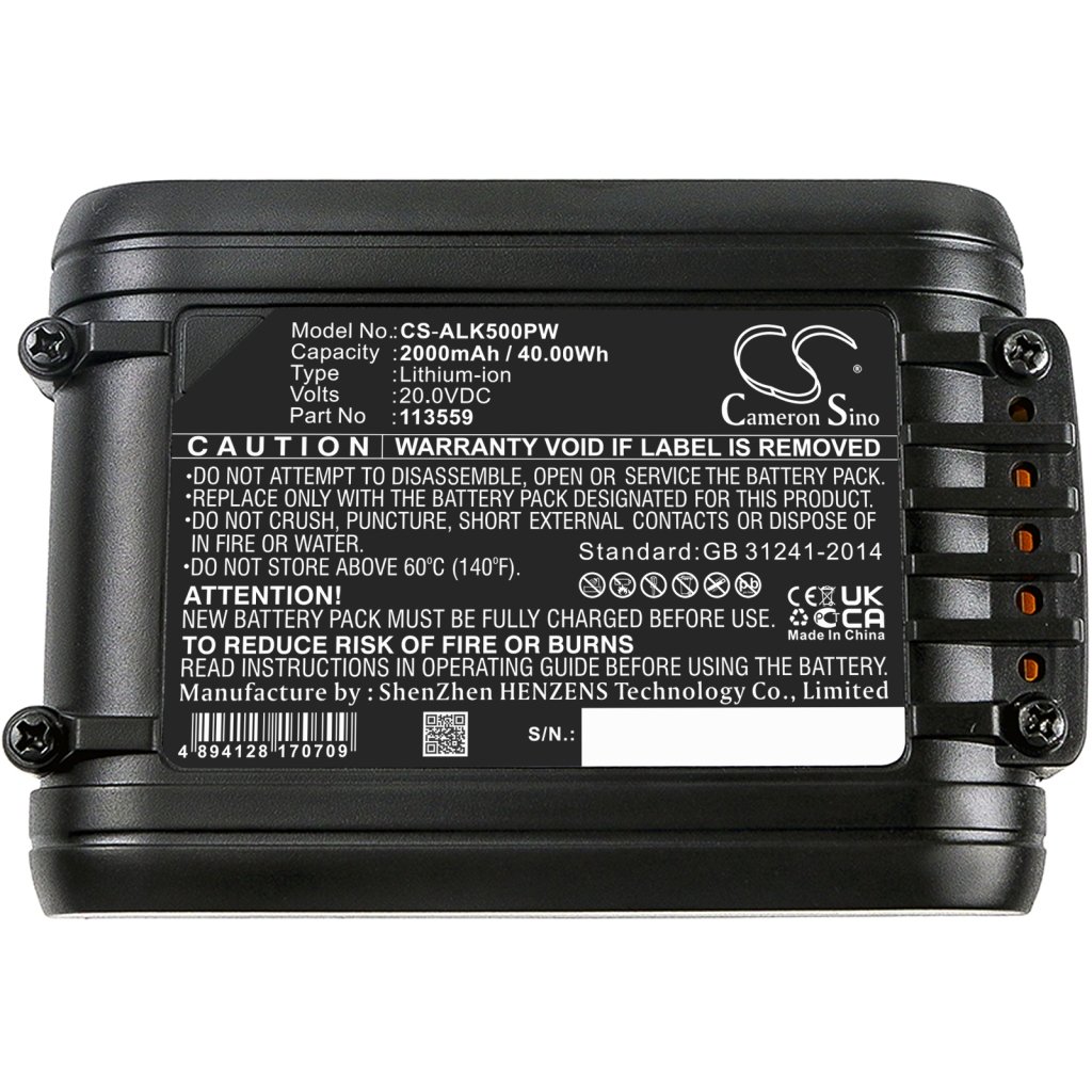 Battery industrial Deltafox CS-ALK500PW