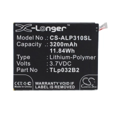Reemplazo de batería compatible para Alcatel TLP032B2,TLP032BD,TLP032C2