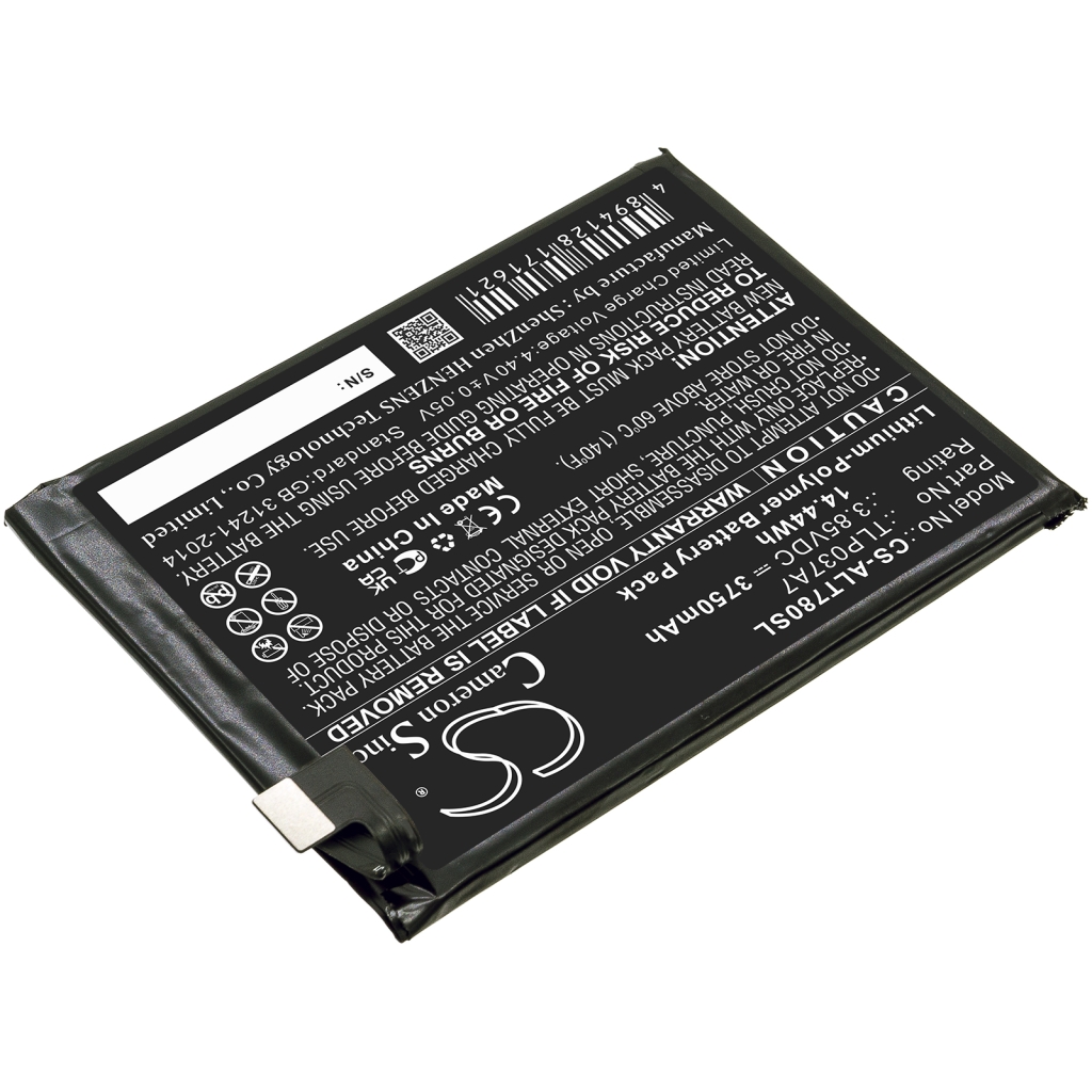 Batería del teléfono móvil Alcatel CS-ALT780SL