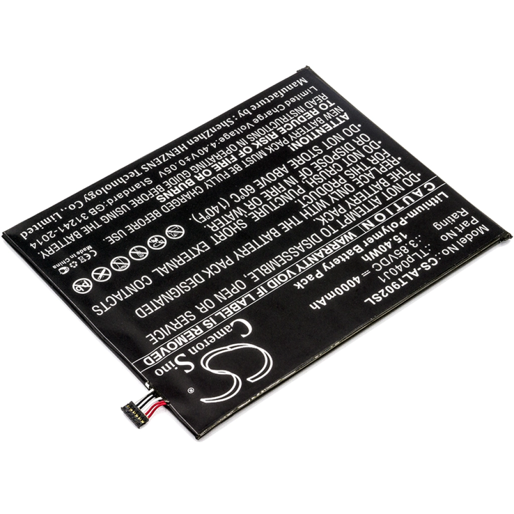 Batería de la tableta Alcatel CS-ALT902SL