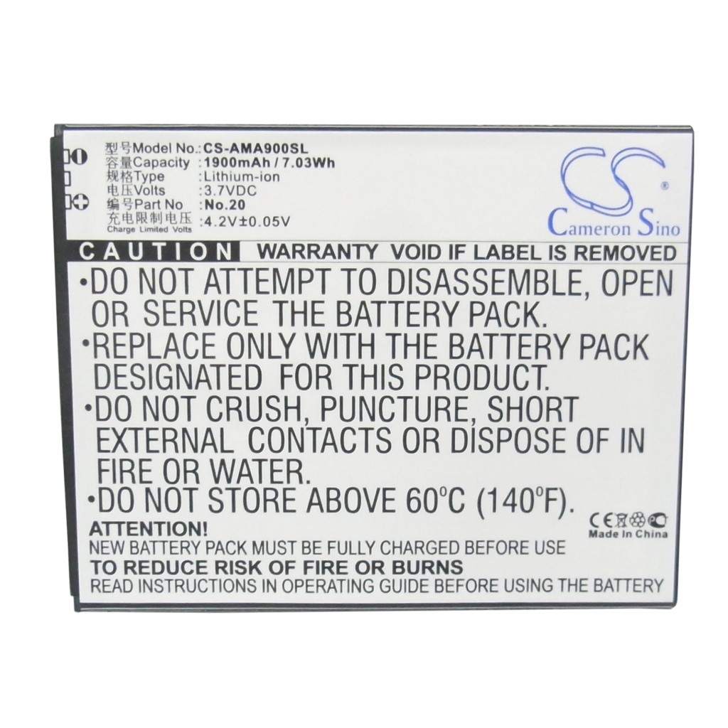 Mobile Phone Battery AMOI A900T