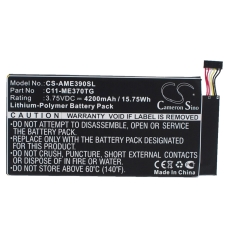 Reemplazo de batería compatible para Asus C11-ME370TG