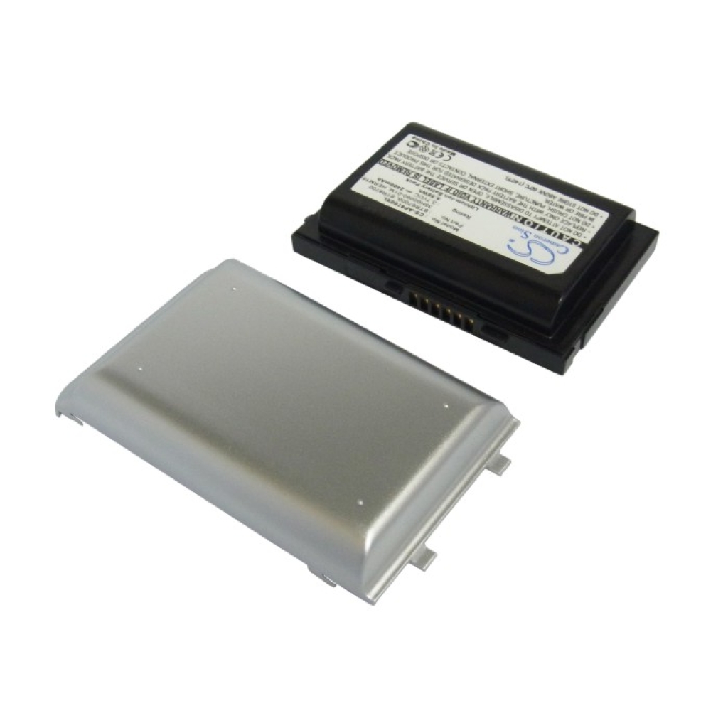 Black battery body and silver extended cover