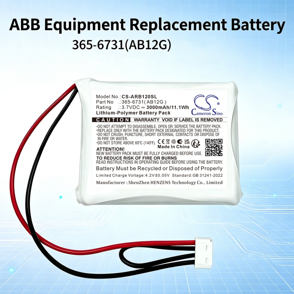Baterías compatible con ABB 365-6731( AB12G ) CS-ARB120SL