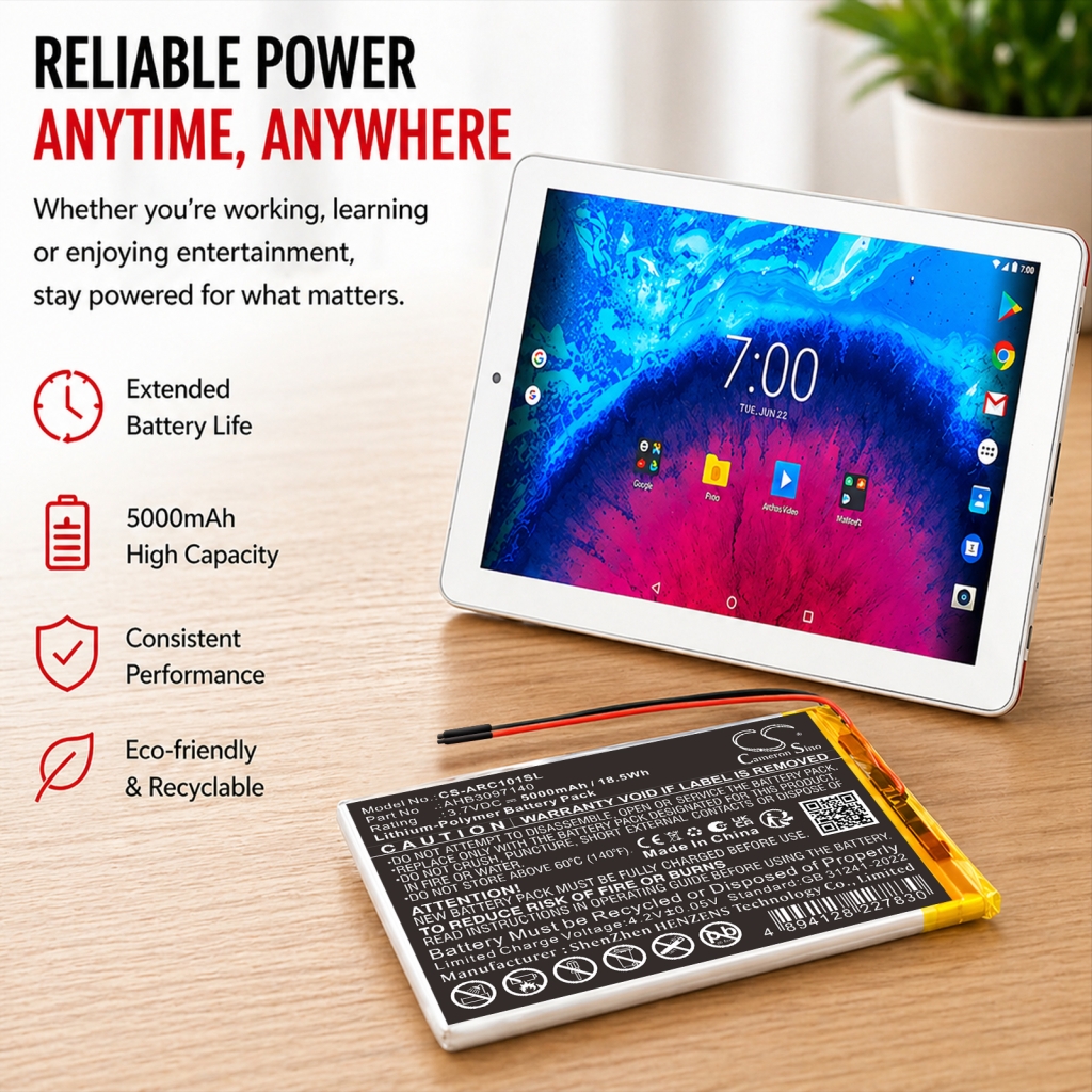 Battery compatible with Archos