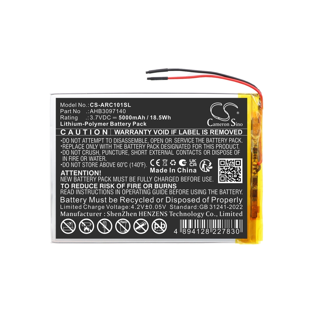 Battery compatible with Archos