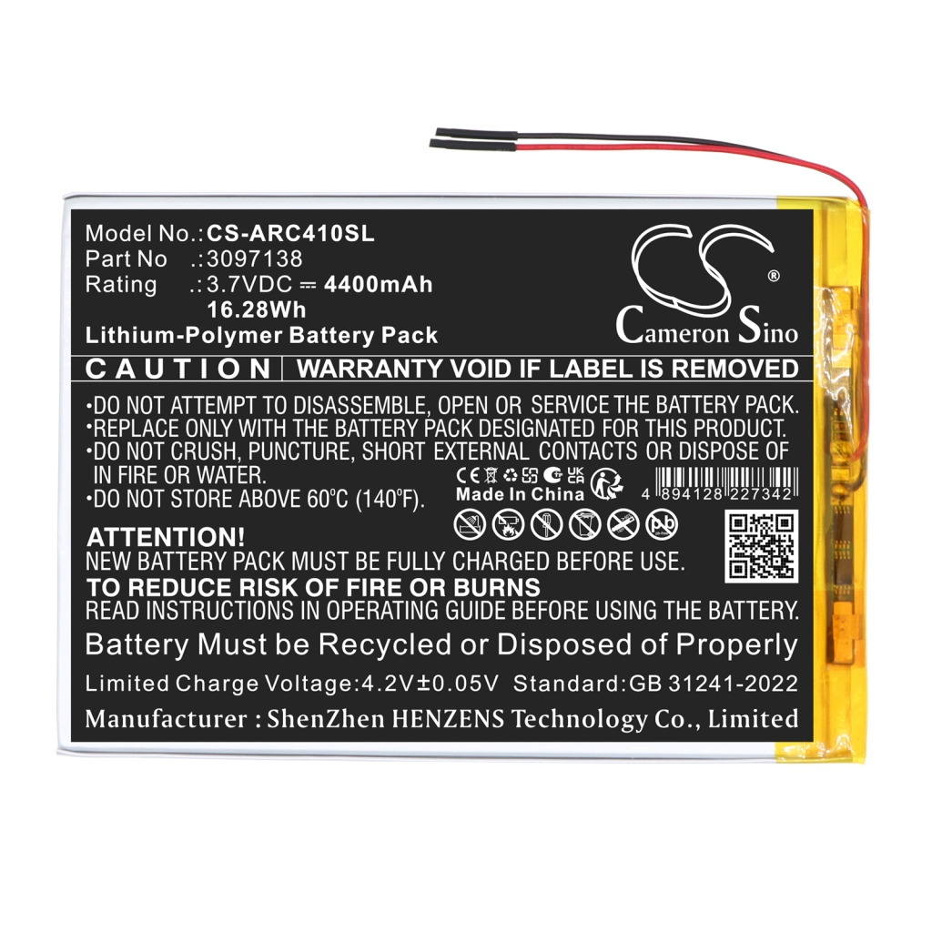 Battery compatible with Archos
