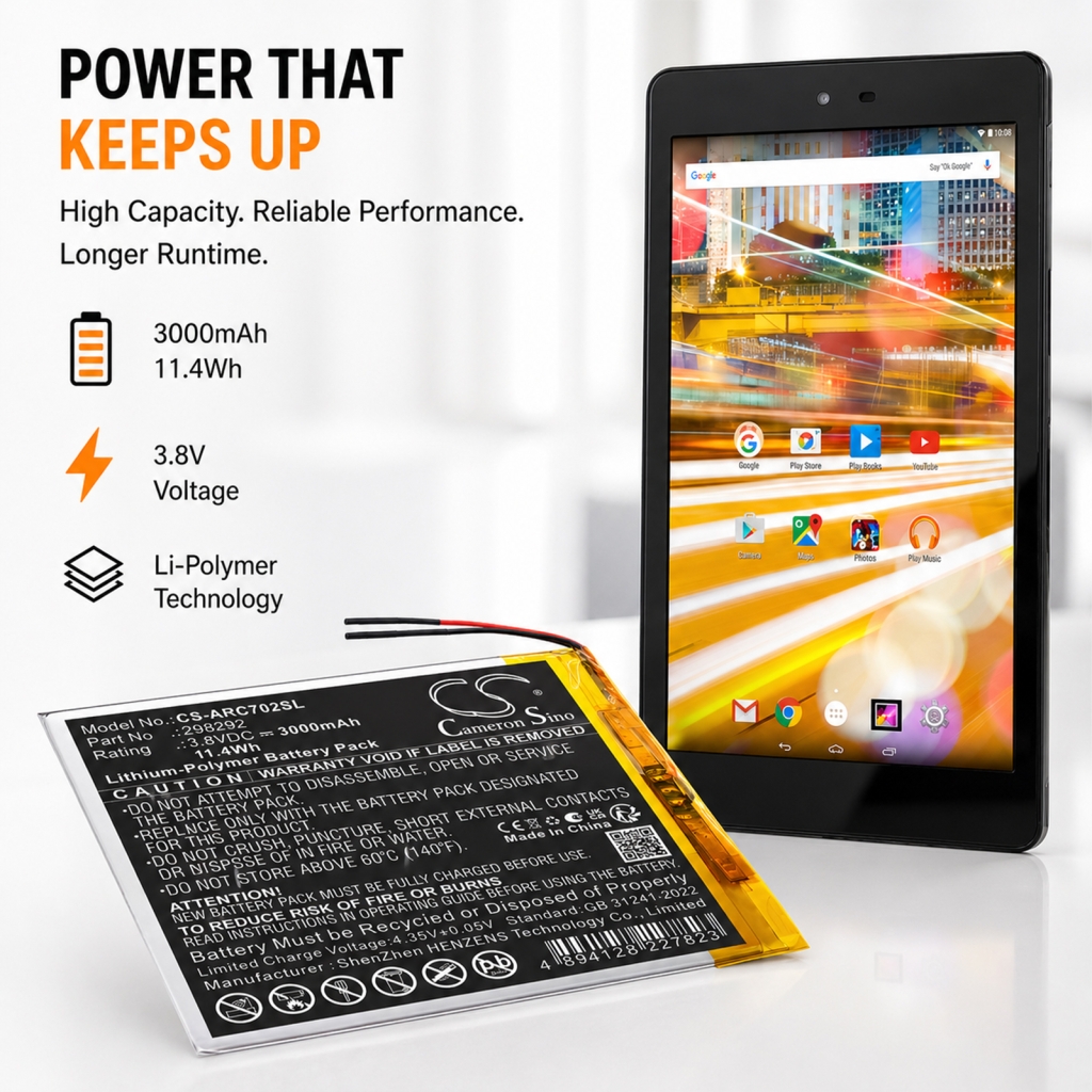 Batería compatible con Archos CS-ARC702SL