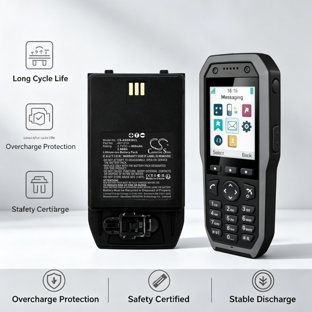 Batería para ASCOM DH8-ABAA D83