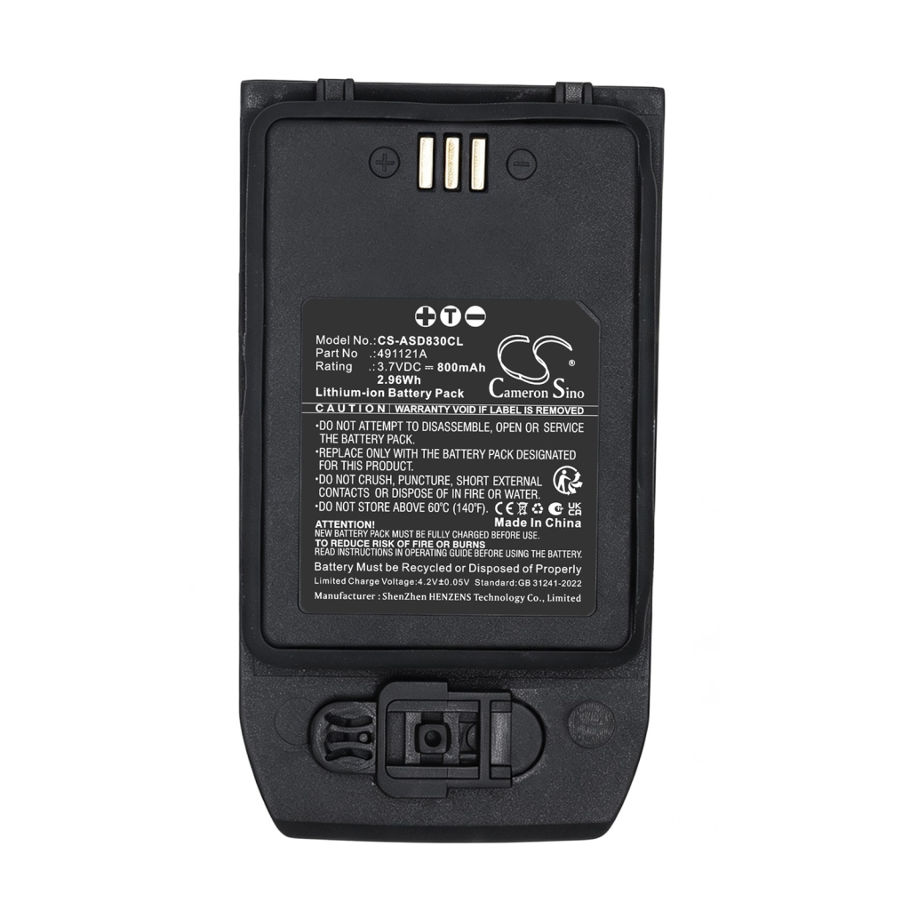 Baterías compatible con Ascom D83 D83 Messenger Talker CS-ASD830CL