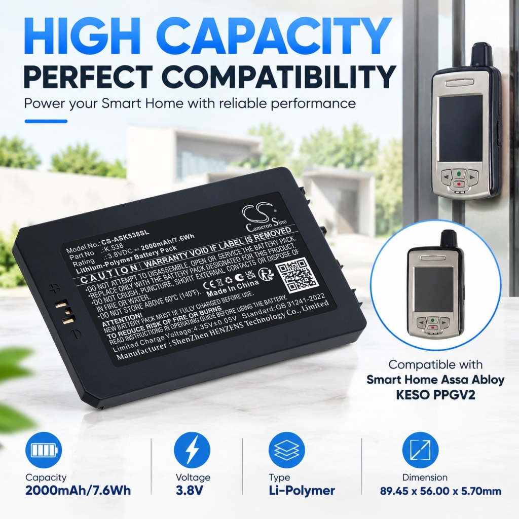 Battery compatible with Smart Home Battery