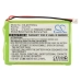 Compatible battery replacement for ASCOM 