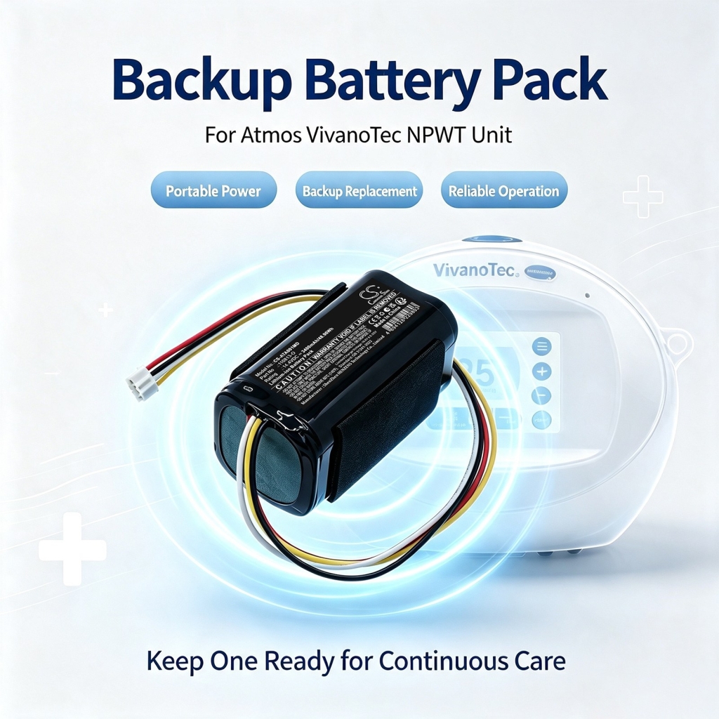 Baterías compatible con Atmos Vivanotec Aspirator CS-ATA001MD