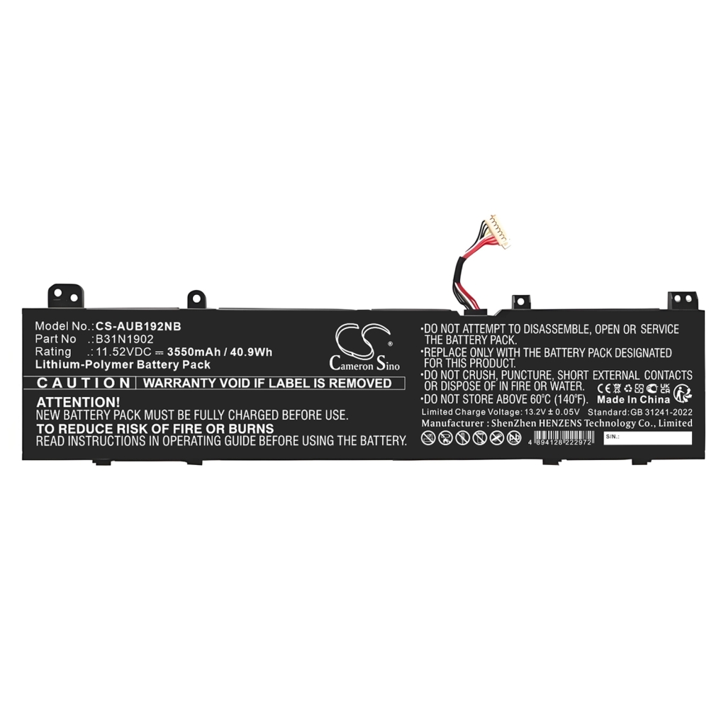 Batería para portátil Asus CS-AUB192NB