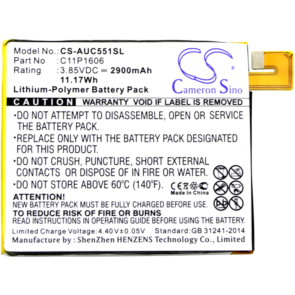 Batería del teléfono móvil Asus CS-AUC551SL