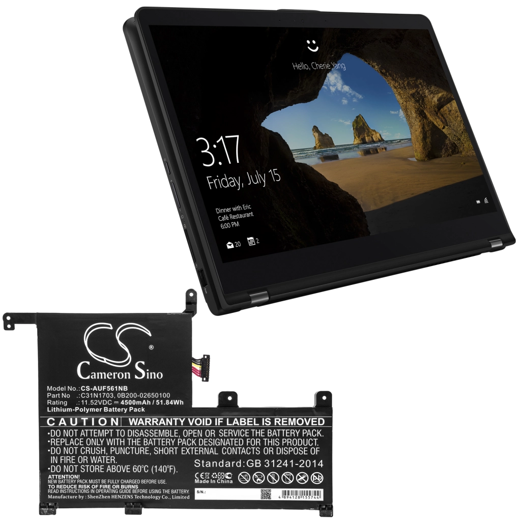 Batería para portátil Asus CS-AUF561NB