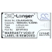 Batería de teléfono X-Longer CS-AUG451SL 3,8V 1600mAh 6,08Wh, etiqueta de frente