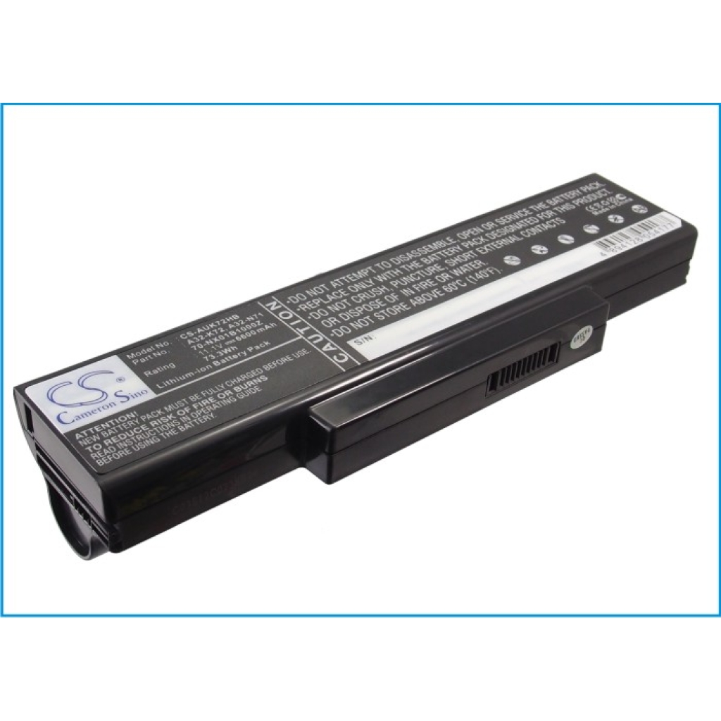 Batería para portátil Asus CS-AUK72HB