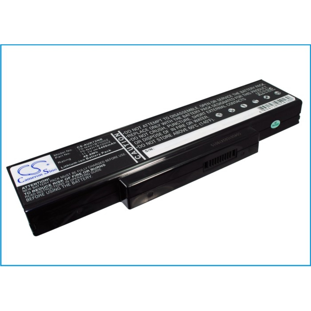 Batería para portátil Asus CS-AUK72NB