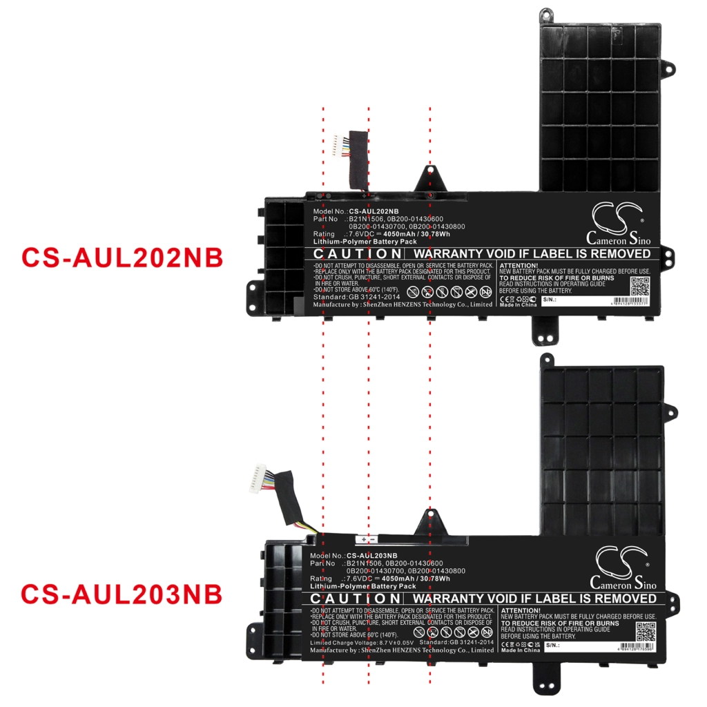 Notebook battery Asus E502SA-XO013T