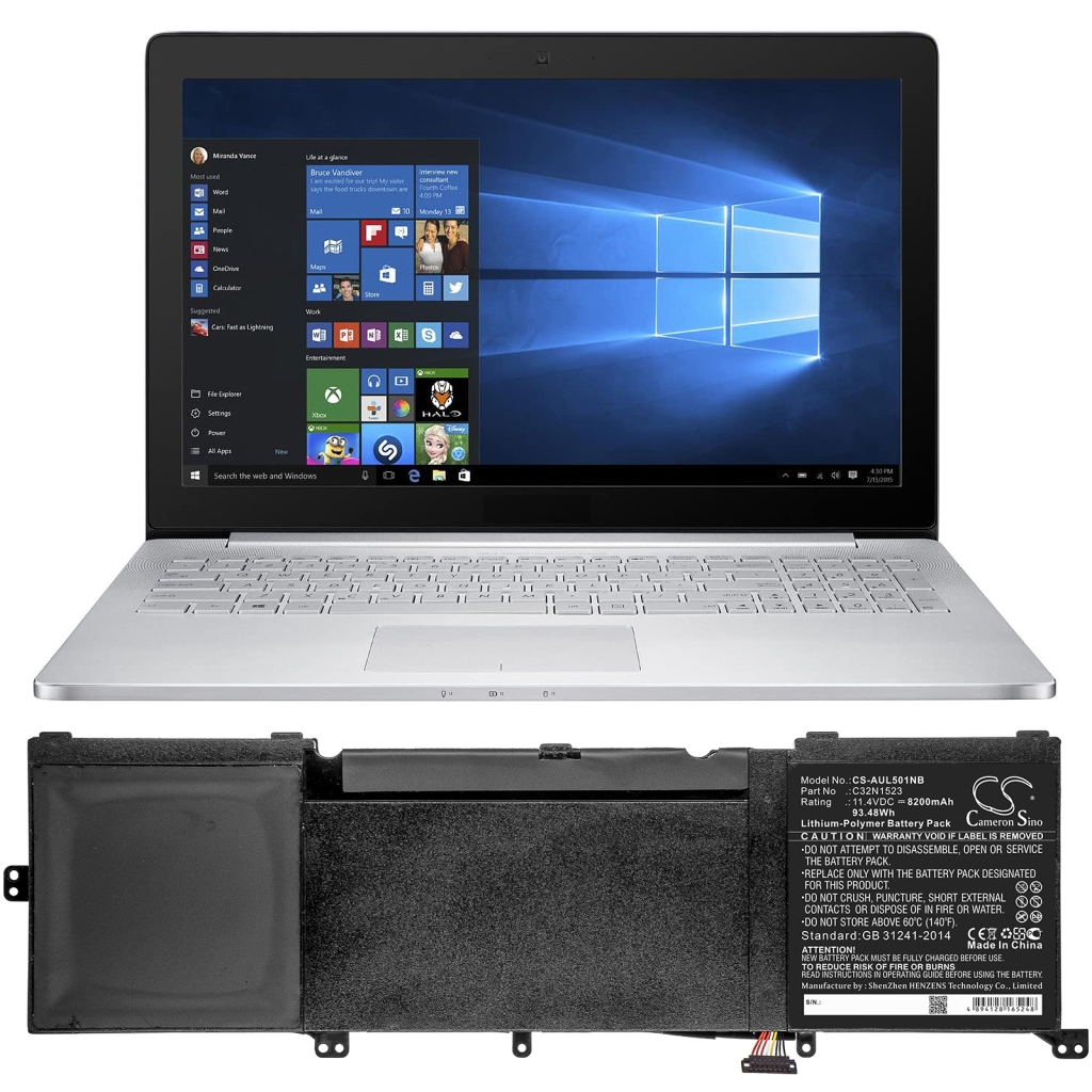 Batería para portátil Asus CS-AUL501NB
