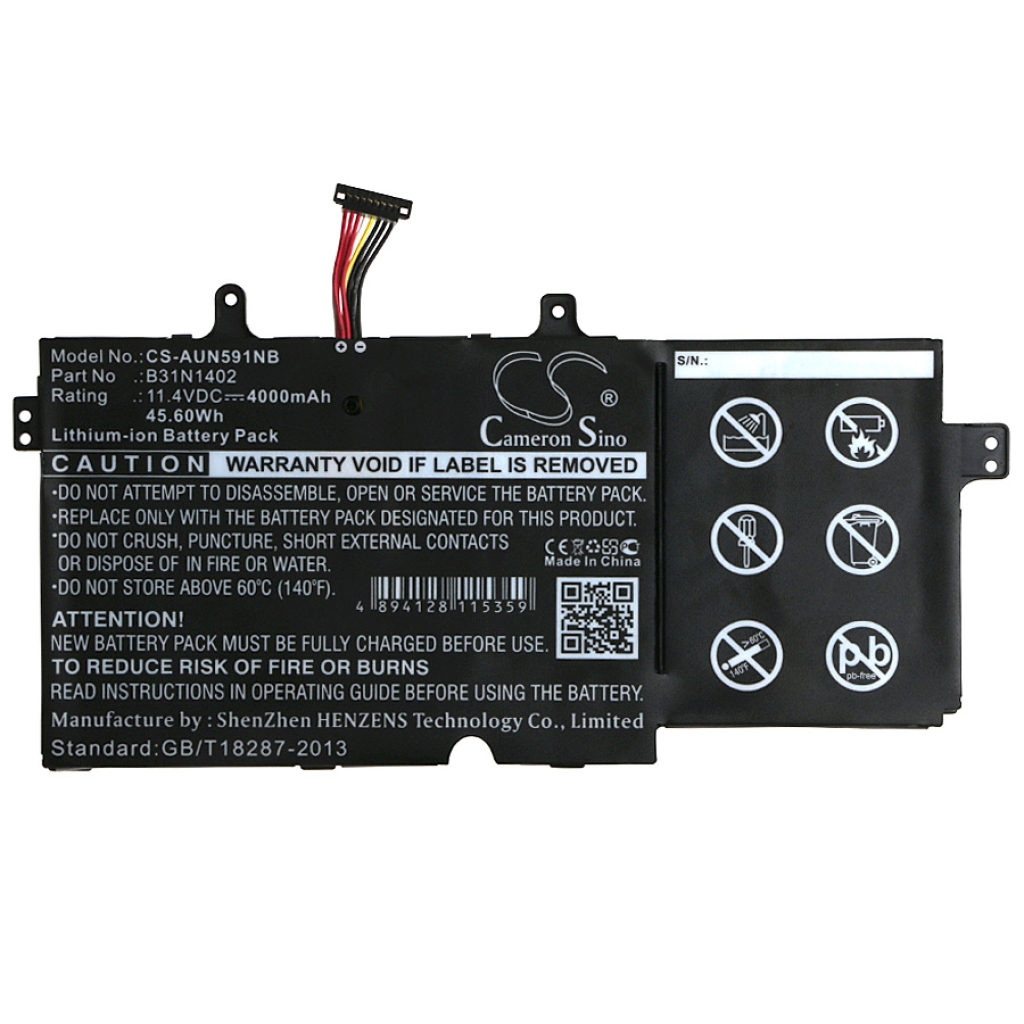 Notebook battery Asus 51LN-BBI706 (CS-AUN591NB)