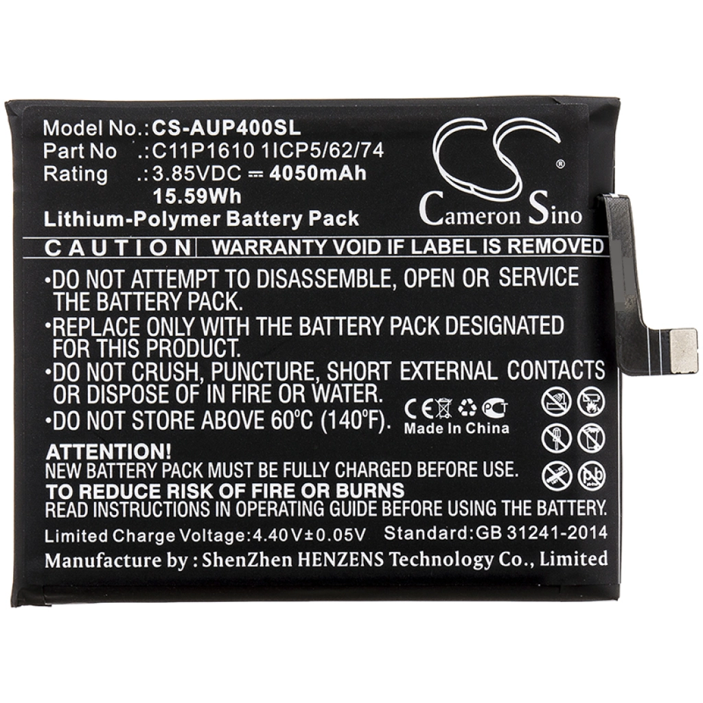 Batería del teléfono móvil Asus CS-AUP400SL