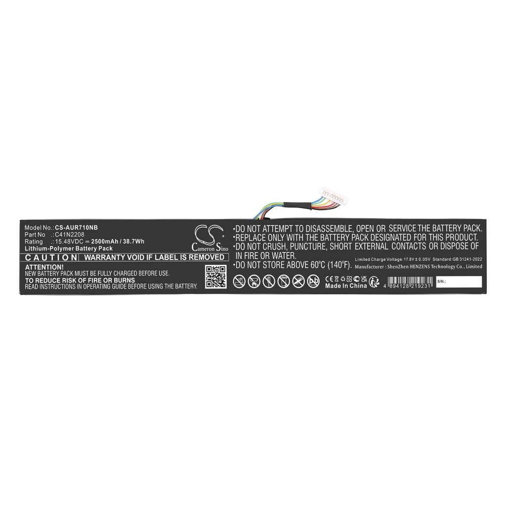 Batería para portátil Asus CS-AUR710NB