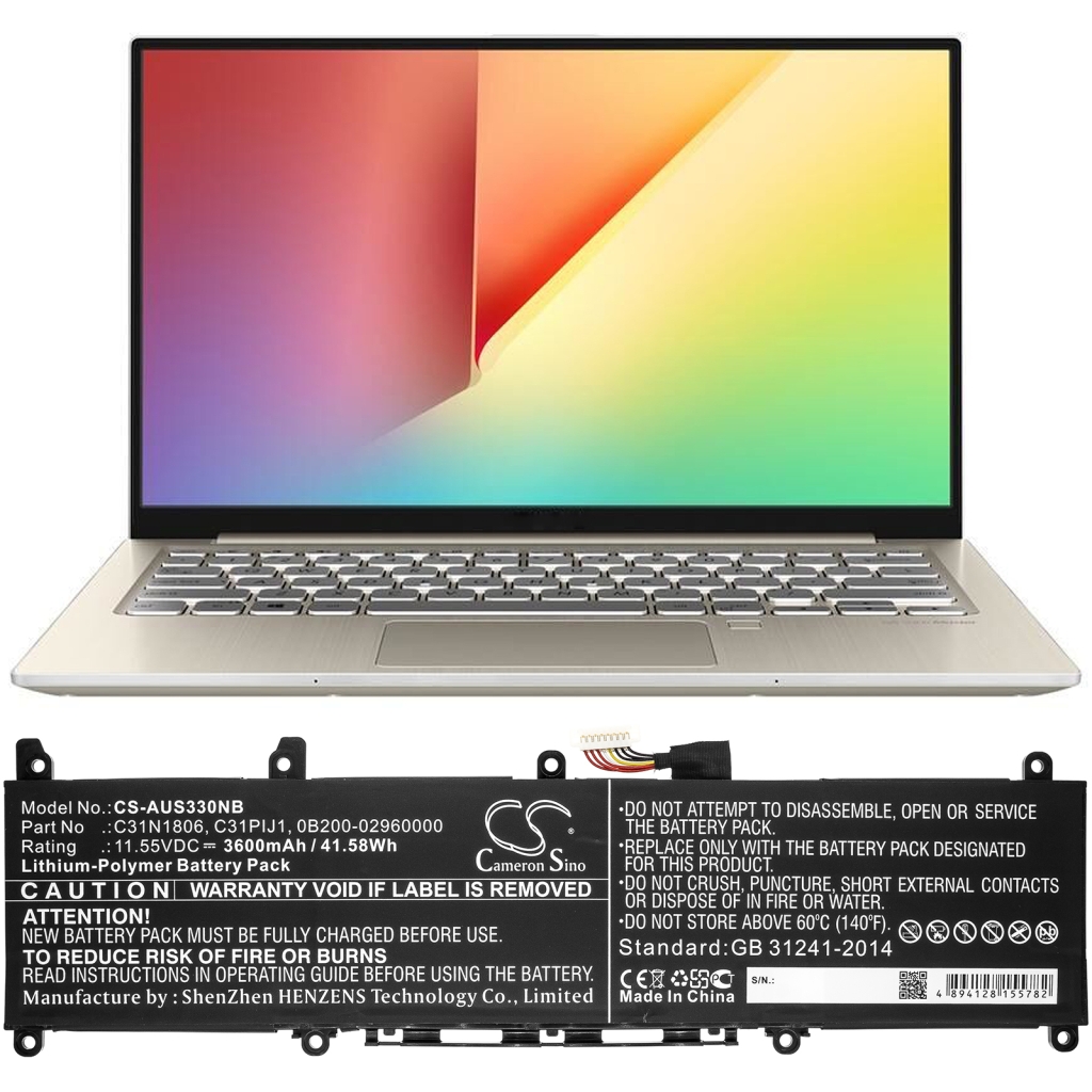 Batería para portátil Asus CS-AUS330NB